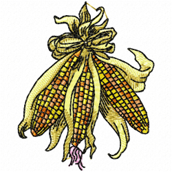 Corn Embroidery Design 4 Corn Embroidery Design 4
